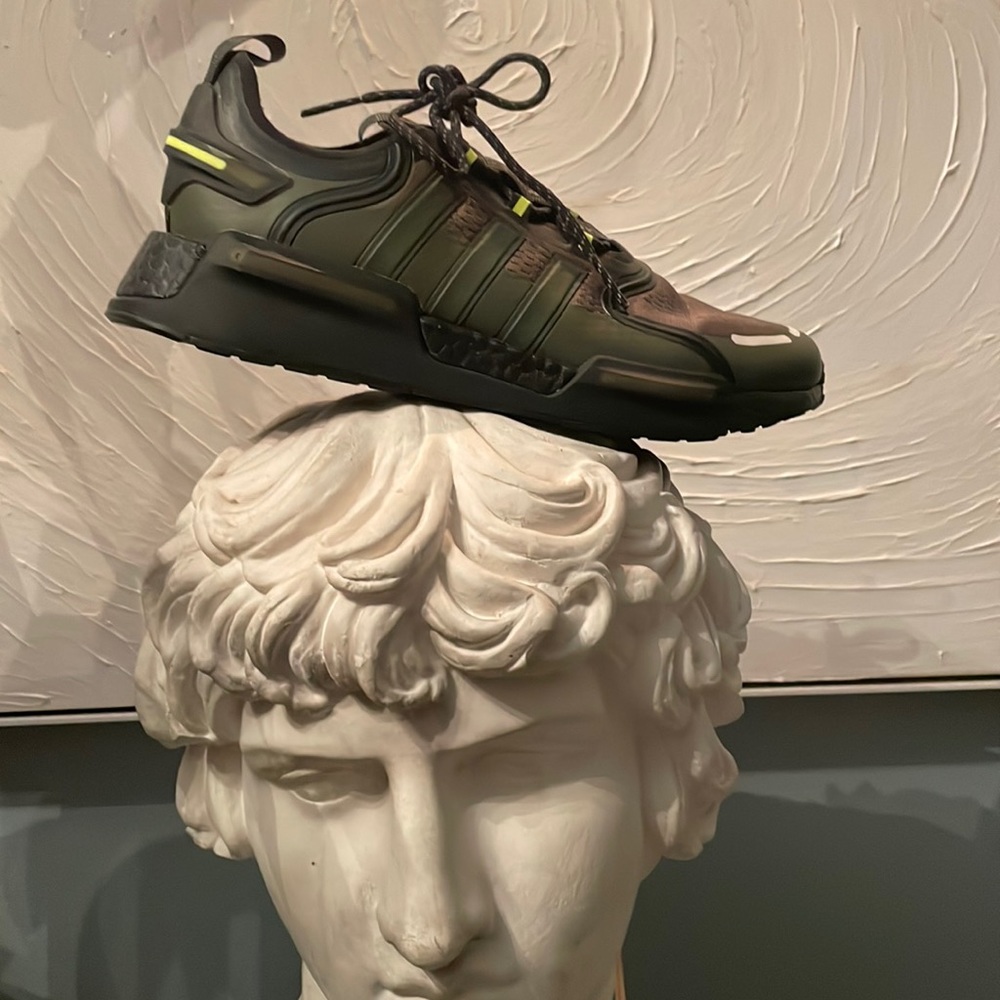 Very new and cool Mens Adidas MD Shoes in camoesque colours…